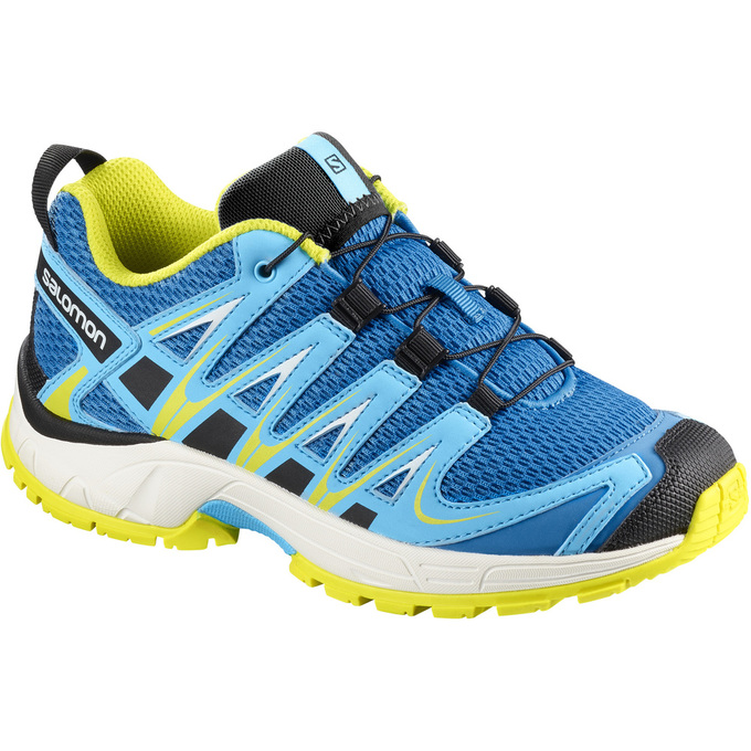 Zapatillas Trail Running Salomon Niños Azules - Salomon Argentina XA PRO 3D J ,954273-OXH